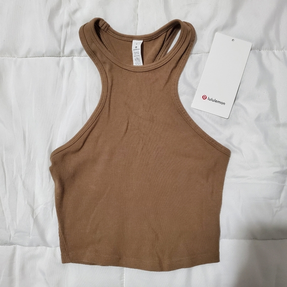 lululemon la front racer crop tank